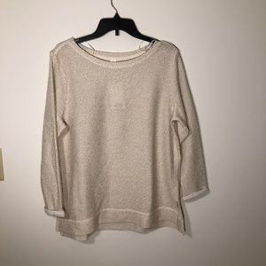 Beige sweatshirt/sweater